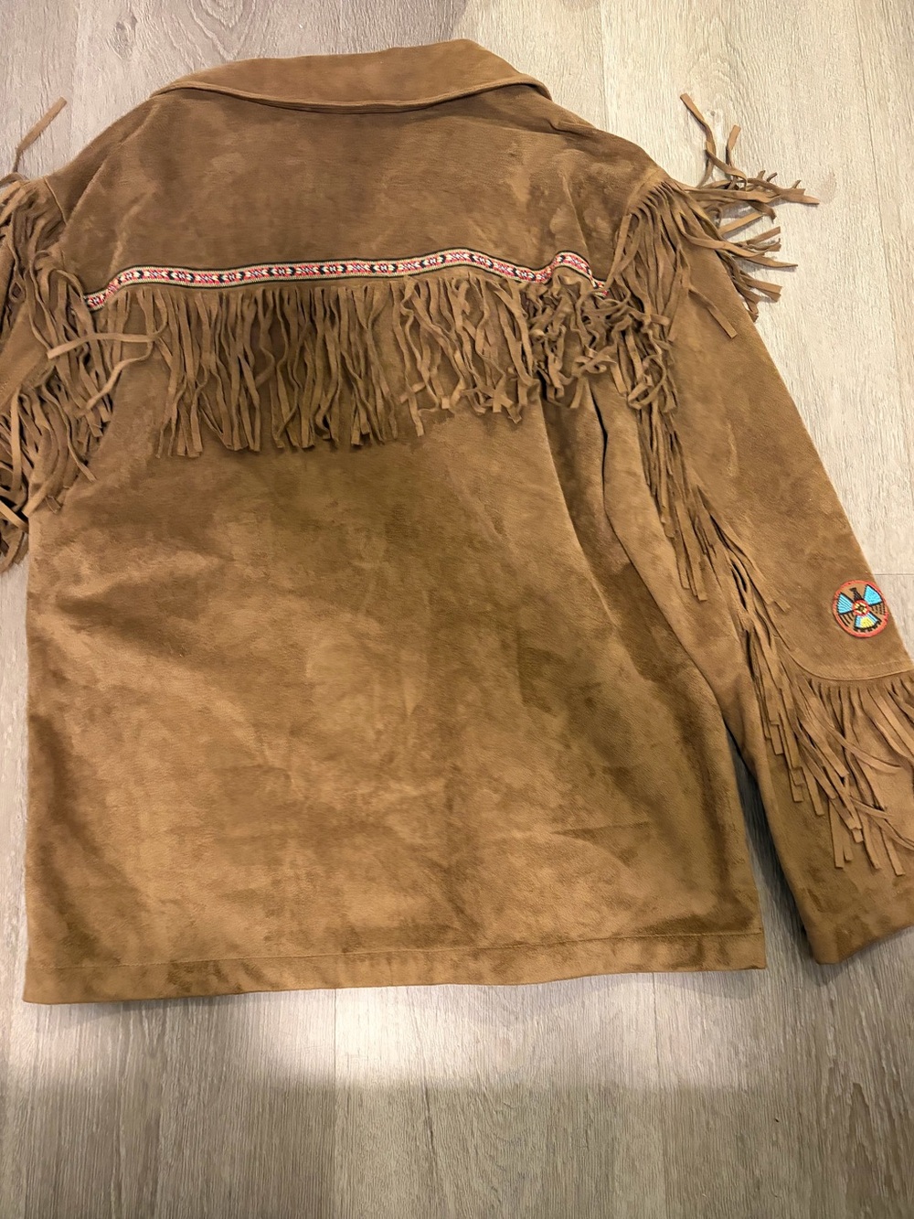 Milton brown ultrasuede Fringe Western Jacket festival cowboy embroidered